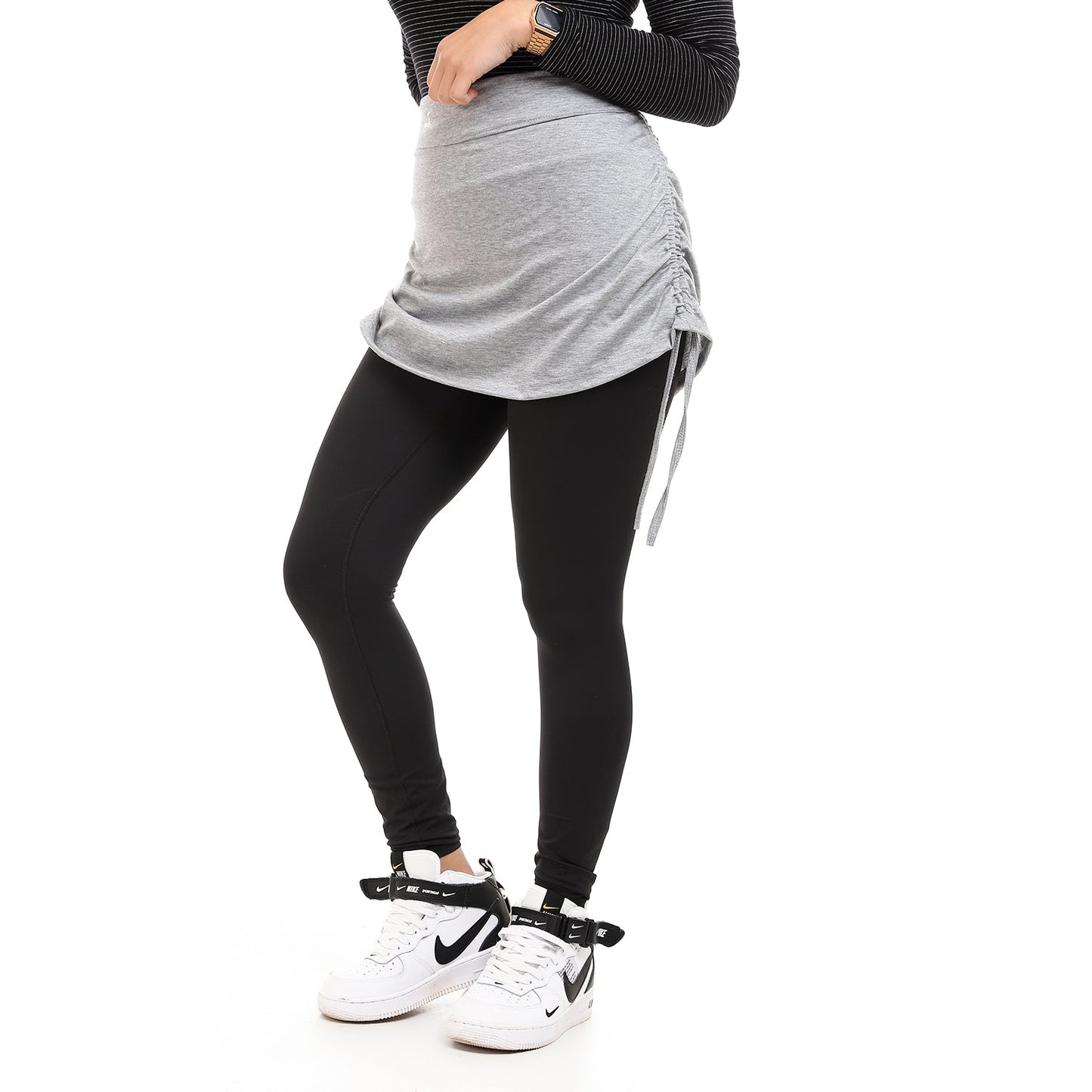 Doe side pleated training skirt