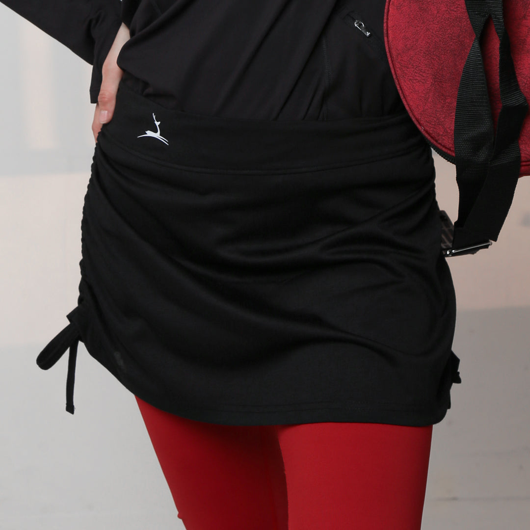 Doe side pleated training skirt