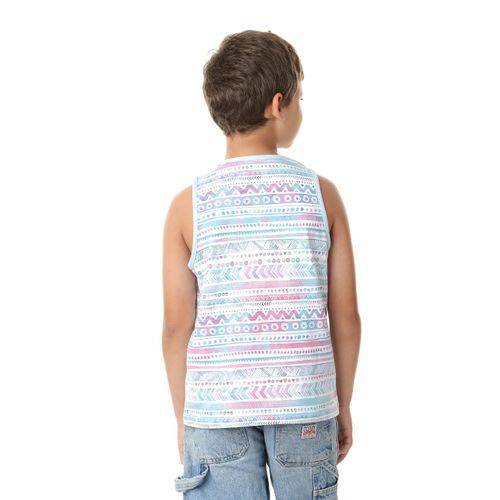 Kids Striped Tank Top - Geometric Stripshape