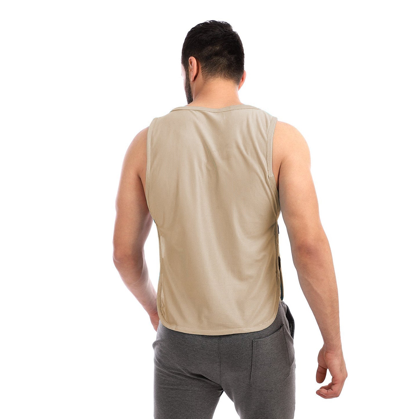 Soccer and training mesh vest/ bibs- Red, Beige - Champsland