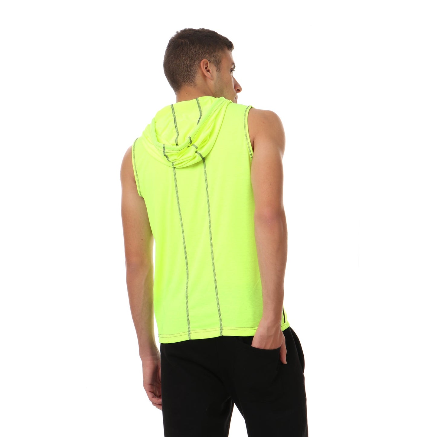 Viga contrast sleeveless hoodie - 5 colors - Champsland