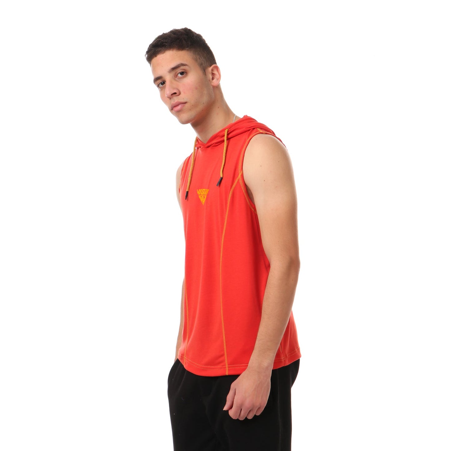 Viga contrast sleeveless hoodie - 5 colors - Champsland