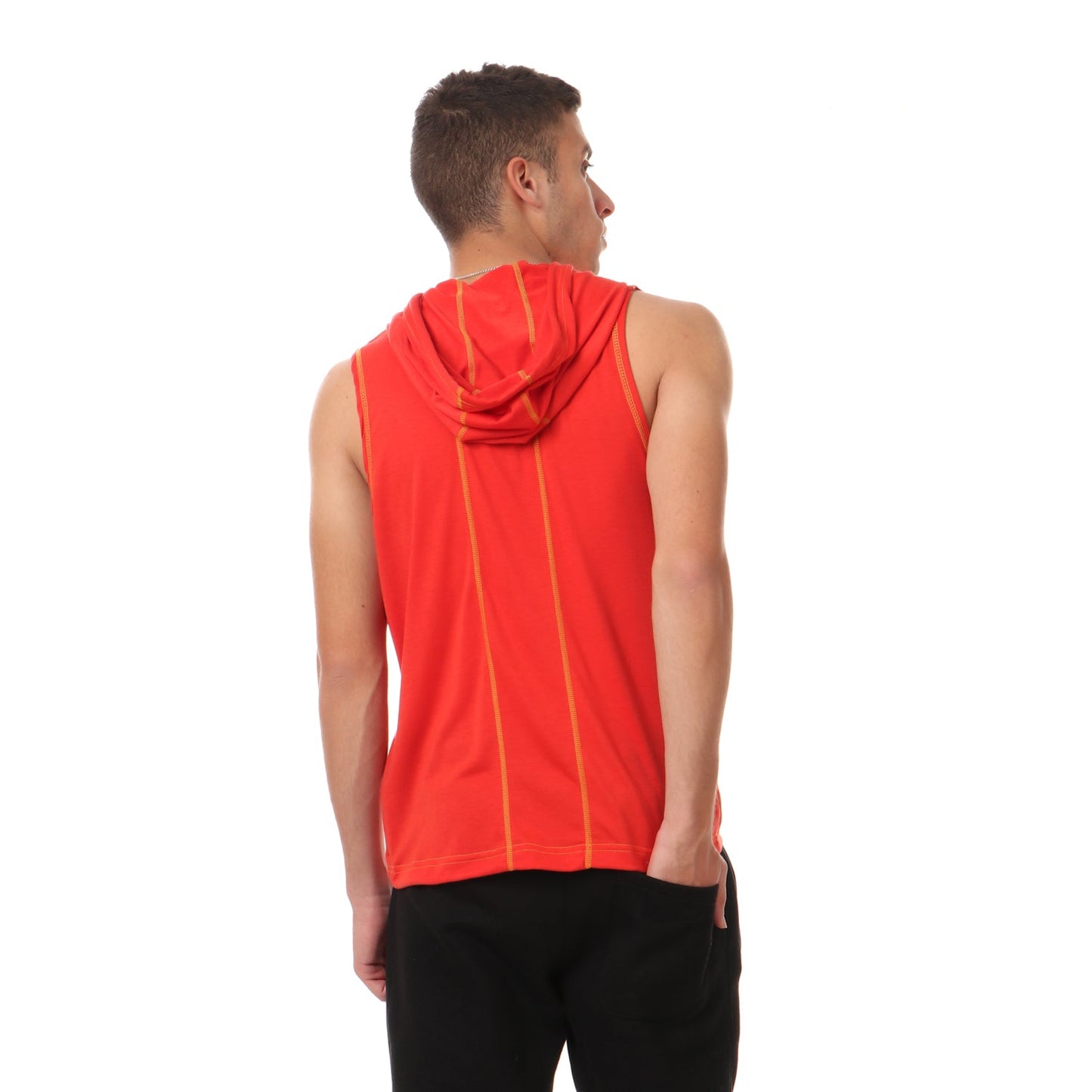 Viga contrast sleeveless hoodie - 5 colors - Champsland