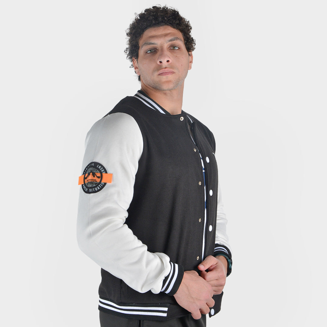 Viga Nova Bi-colored baseball jacket