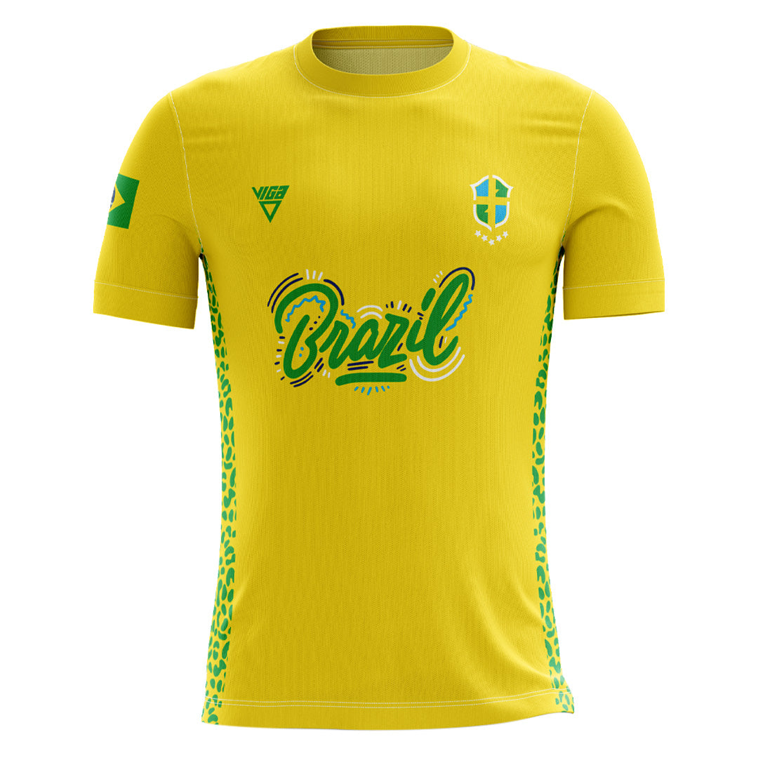 Kids Neymar Viga soccer jersey - Brazil