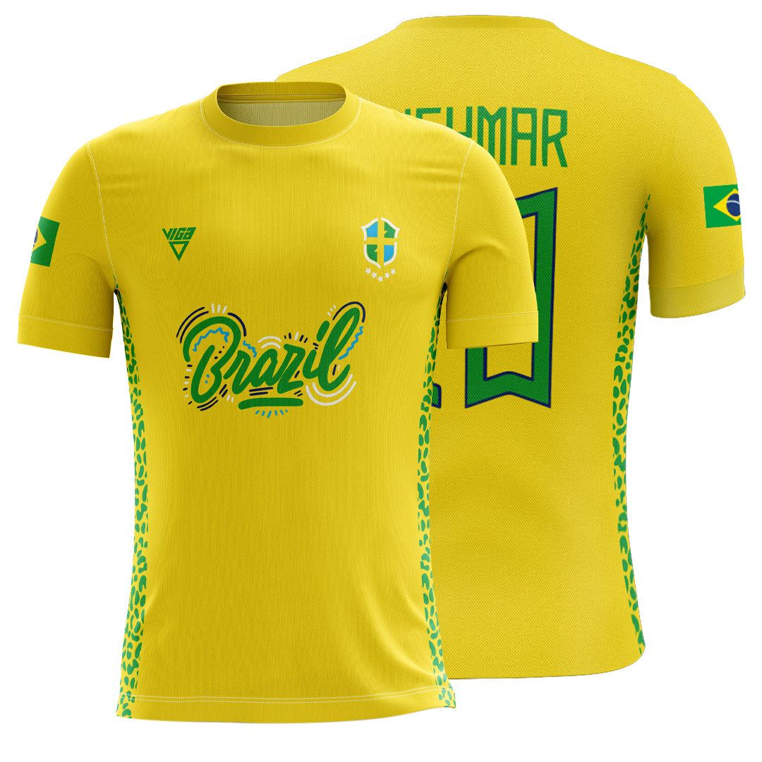 Kids Neymar Viga soccer jersey - Brazil