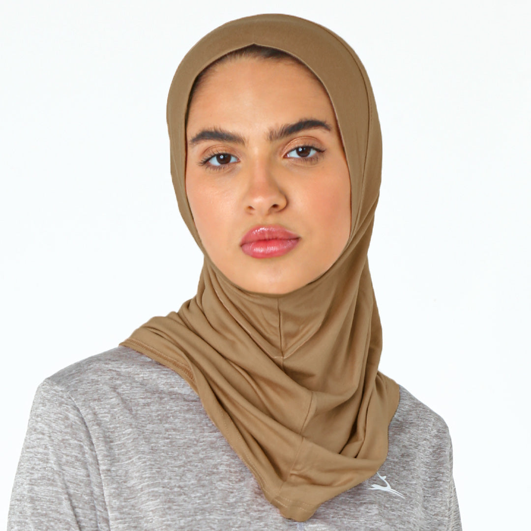 Doe hijab headband - Brown - Champsland