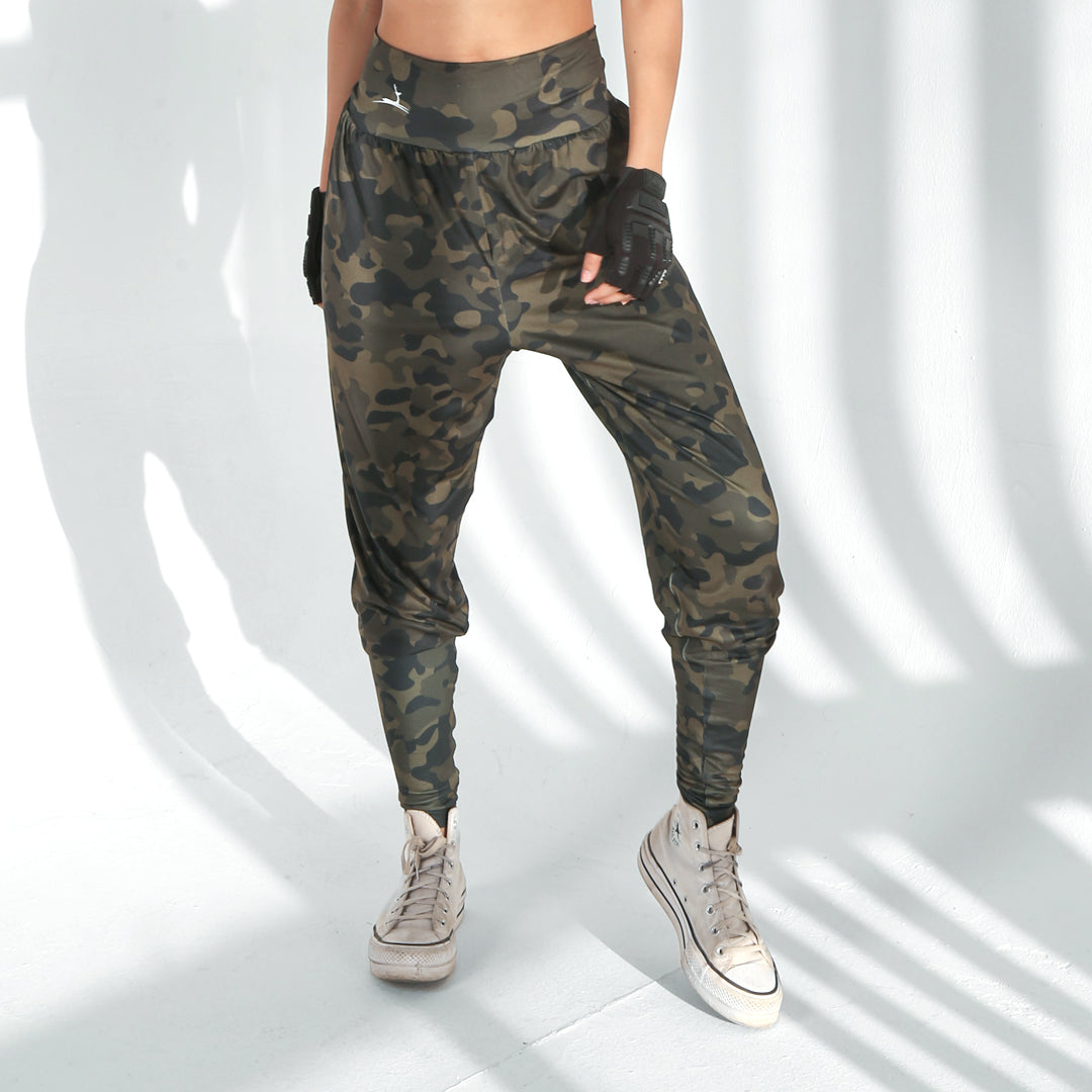 Camouflage Wide Leg Pants - Champsland