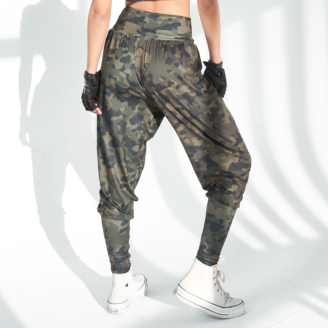 Camouflage Wide Leg Pants - Champsland