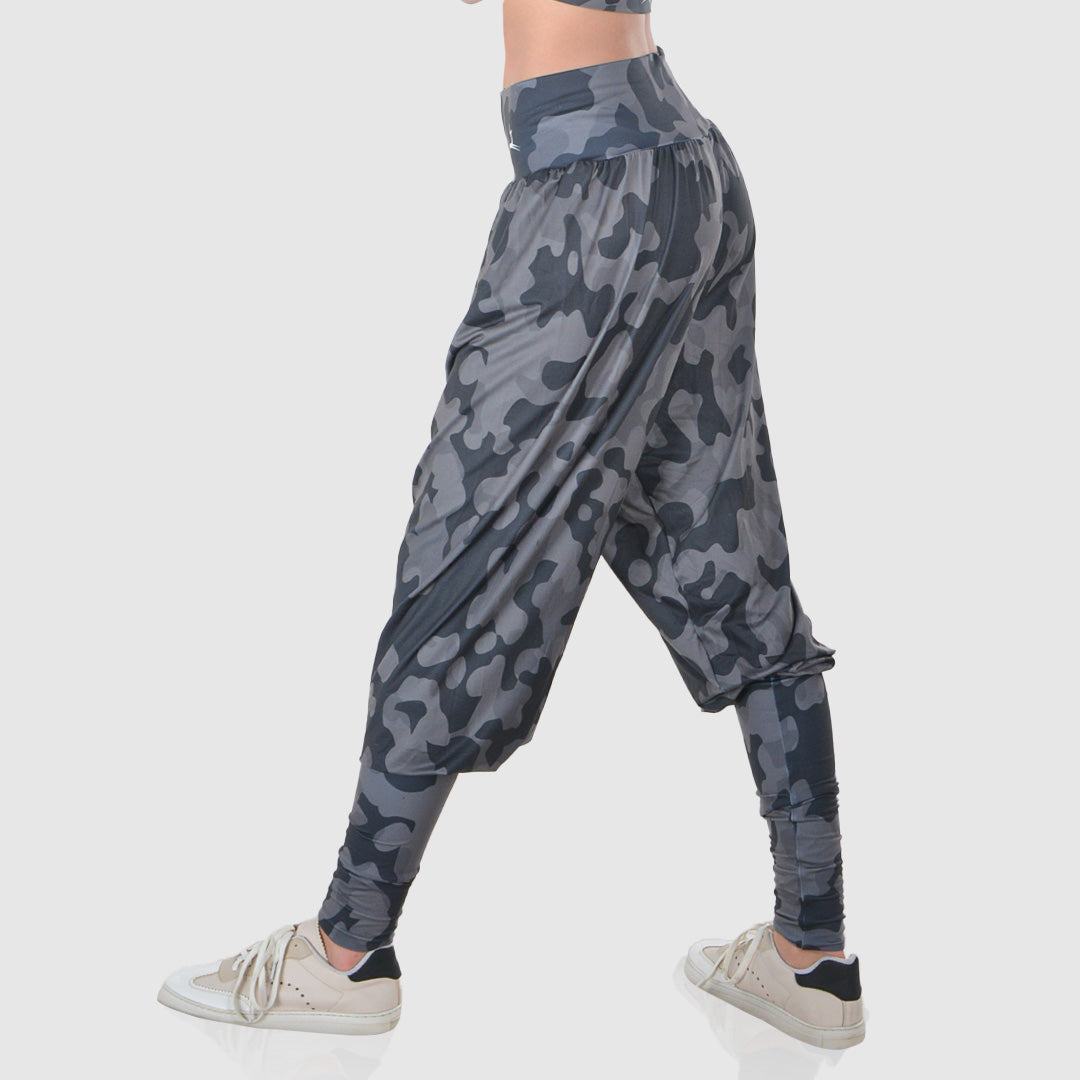 Camouflage Wide Leg Pants