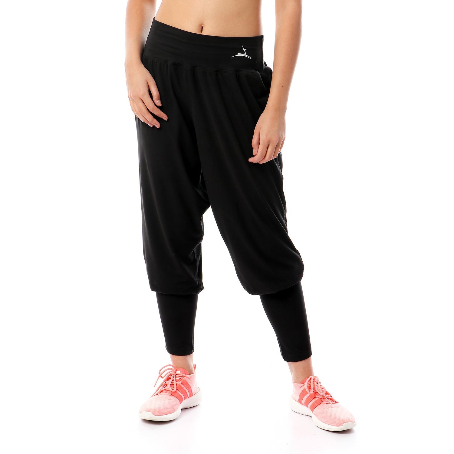 Black Wide Leg Comfortable Women Sports Pants - Champsland