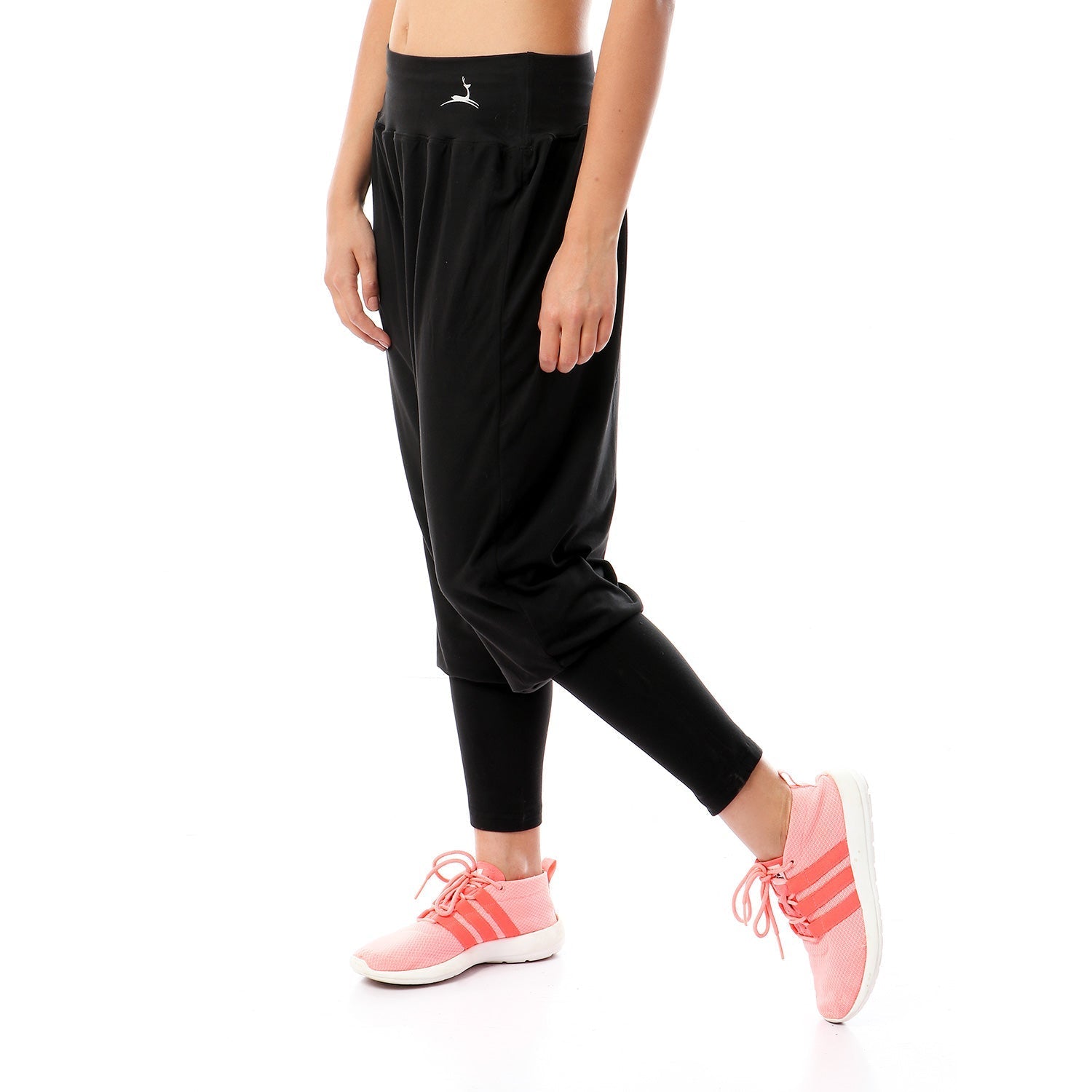 Black Wide Leg Comfortable Women Sports Pants - Champsland