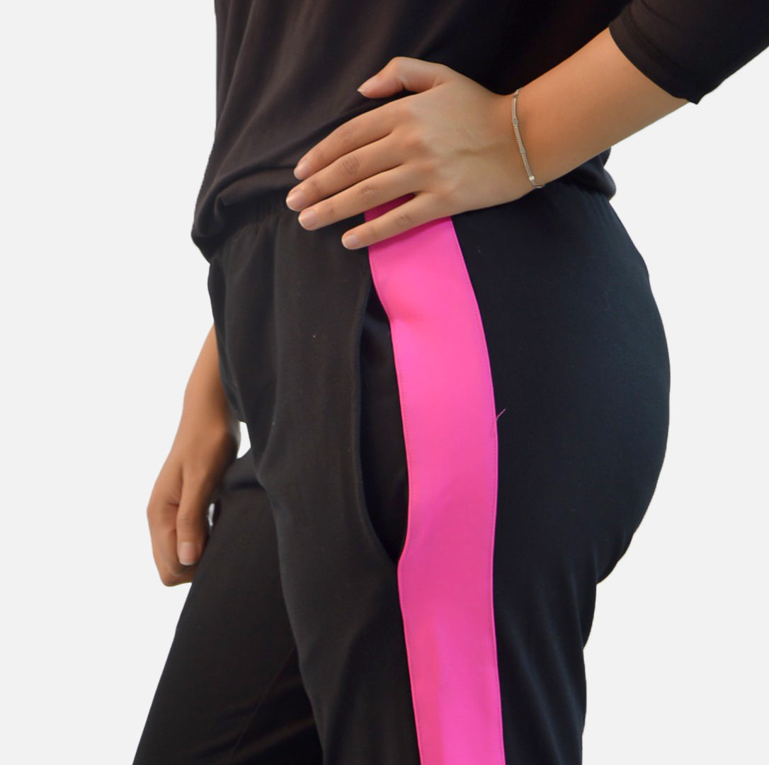 Ladies Side Striped Sweatpants