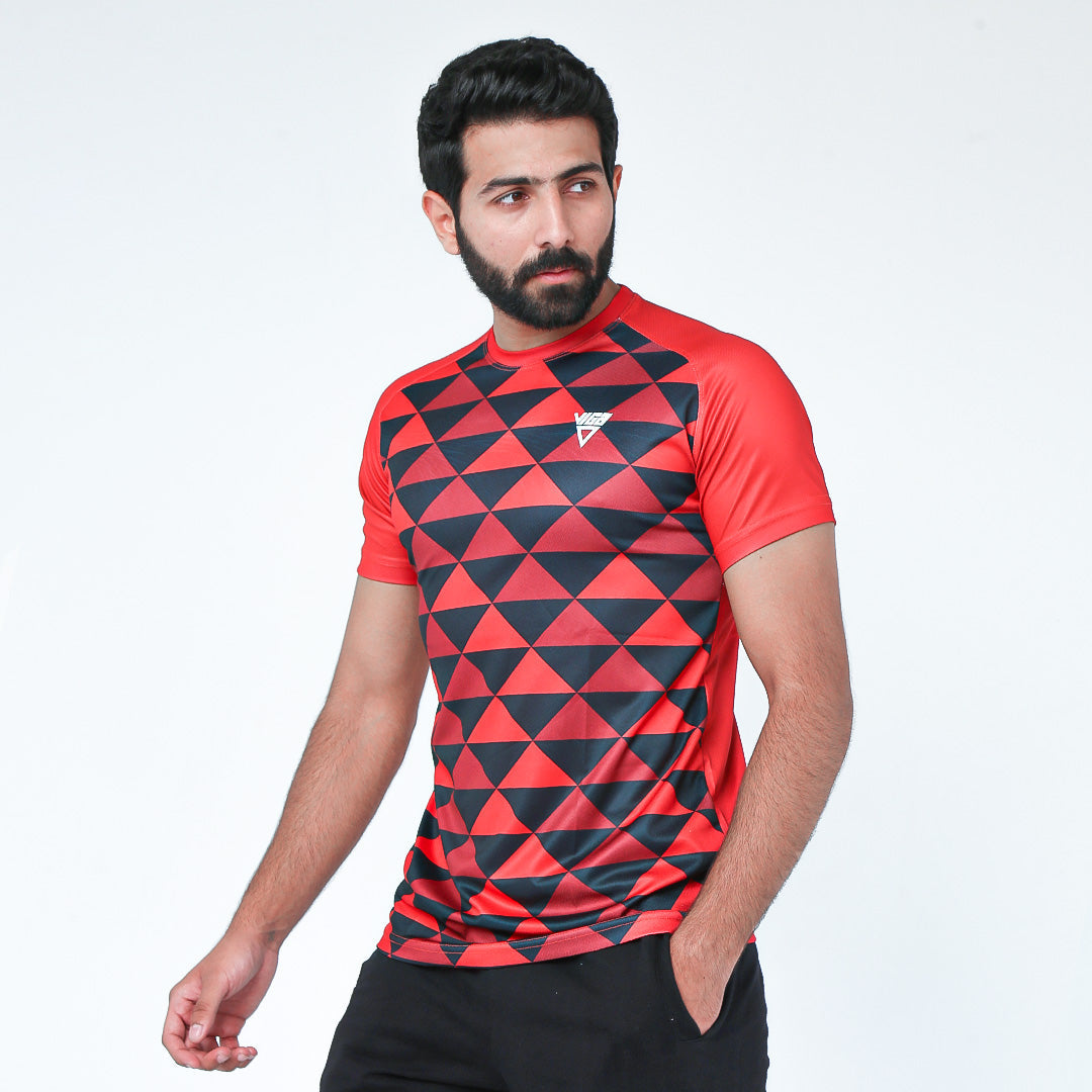 Viga Round Neck T-shirt Geometric shapes