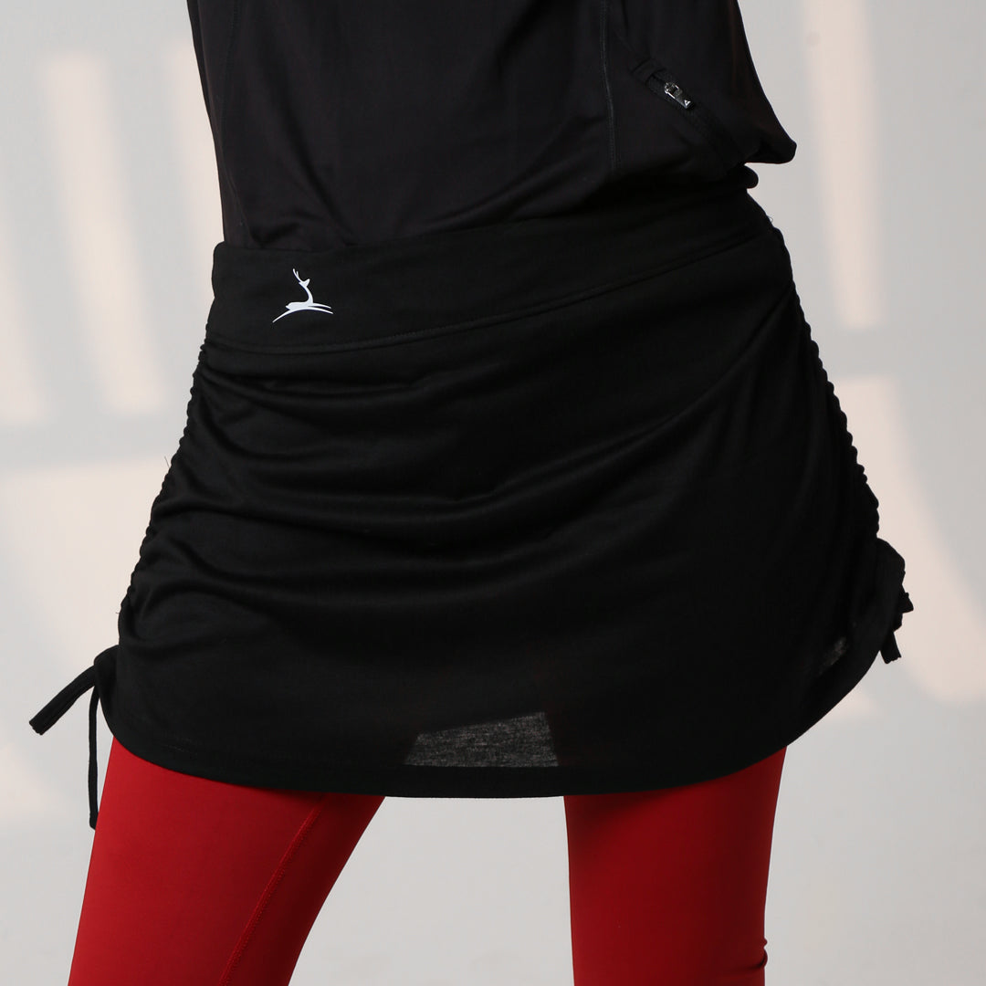 Doe side pleated training skirt