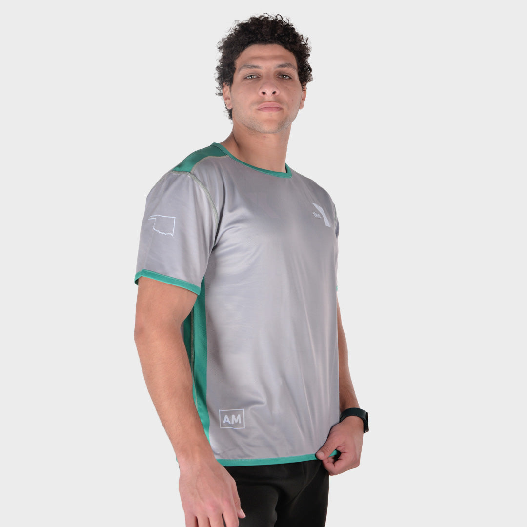 Men T-shirt Soccer Double Face- 24