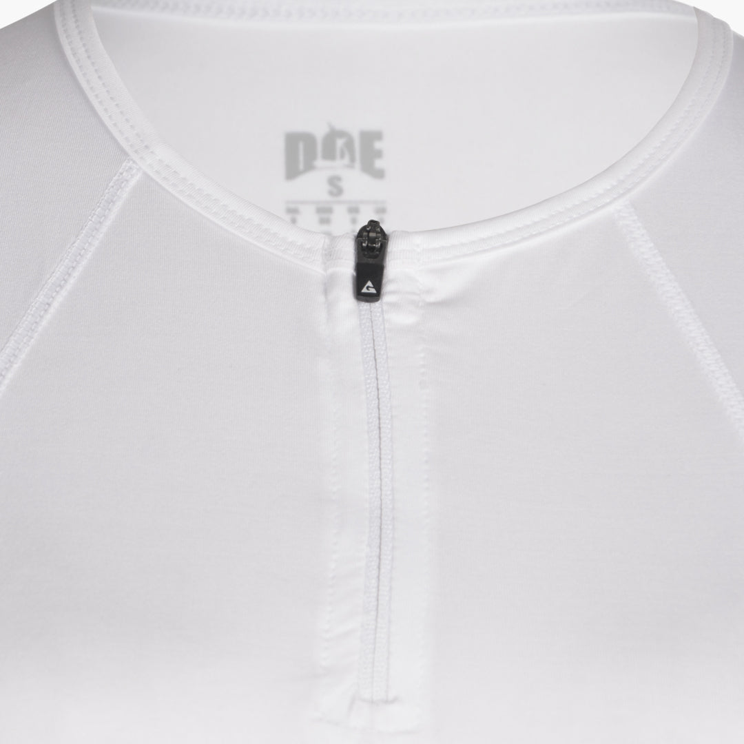 Doe quarter zipped tank top