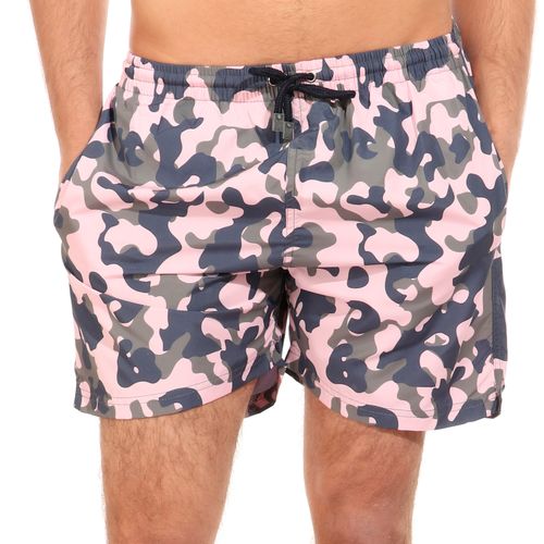 Waterproof Colorful Printed Swimming Shorts- Camo Print