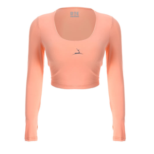 Doe "Pastels" Long Sleeves Padded Crop top